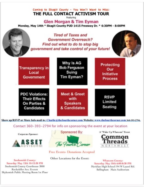 Full Contact Activism Tour poster