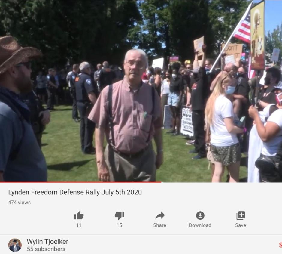 Gary Small Lynden Freedom Defense Rally 070520